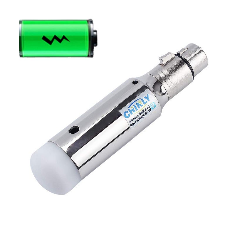 CHINLY DMX512 DMX Dfi DJ 2.4G Wireless 1 Receiver LED Lighting Control for LED Stage Par Party Light - Image 1